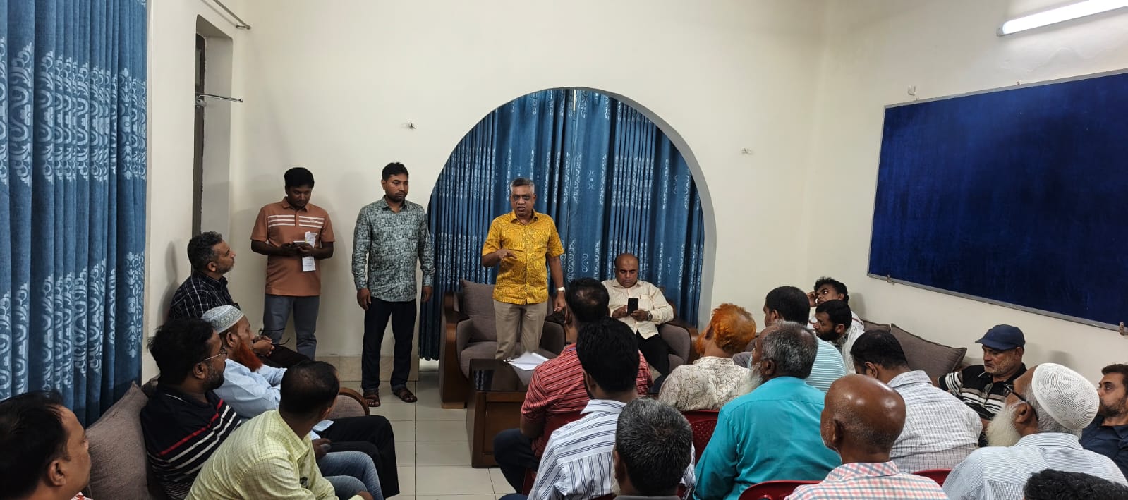 বাপাউবো জাতীয়তাবাদী শ্রমিক কর্মচারী ইউনিয়ন রেজি. নং বি-১৯০১-এর সাতক্ষীরা শাখার সঙ্গে কেন্দ্রীয় নির্বাহী কমিটির মতবিনিময় সভা অনুষ্ঠিত